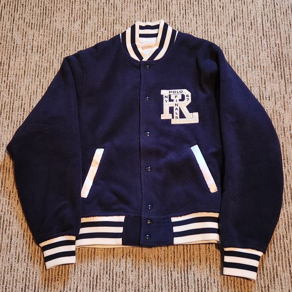 Polo by Ralph Lauren Navy Varsity Jacket